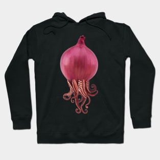 Onion Octopus Design Hoodie